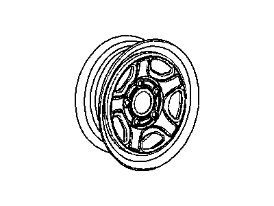 Mopar 52113234AA Steel Wheel Rim