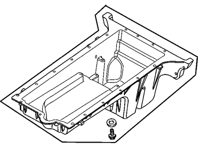 Dodge Ram 1500 Oil Pan - 5037413AE