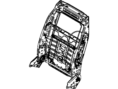 Mopar 4610320AA Frame-Front Seat Back