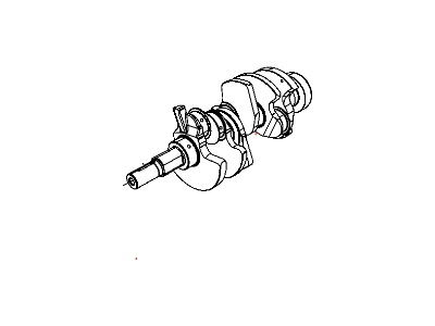 Dodge Caliber Crankshaft - 68045351AA