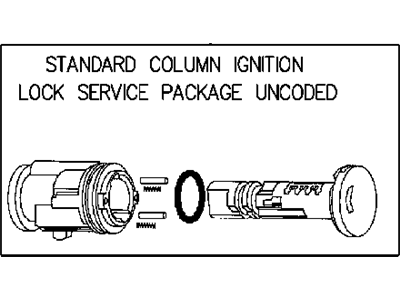 Jeep Commander Ignition Lock Assembly - 68272518AA