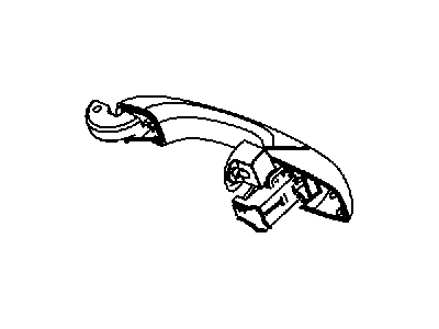 Chrysler Sebring Door Handle - 1KR97WS2AA