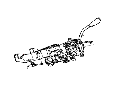 2010 Dodge Ram 1500 Steering Column - 5057640AA