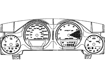 2013 Dodge Challenger Speedometer - 5091676AB