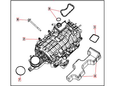 Mopar 68048074AB Intake Manifold Kit