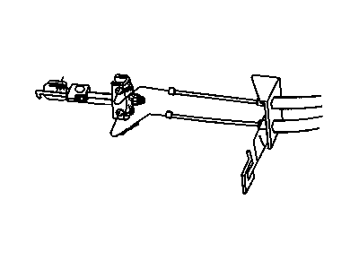 Mopar 2201467 RETAINER-Parking Brake Cable