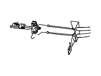 1999 Dodge Ram Van Parking Brake Cable - 52009563