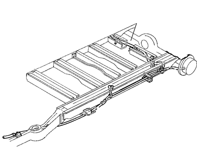 Mopar 4210918 Guide Parking Brake Front Ca