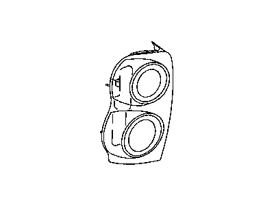 Mopar 5133168AH Lamp-Tail Stop Backup