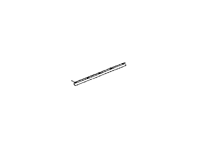 Mopar 5008719AB WEATHERSTRIP-SILL Rear Secondary