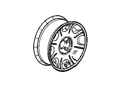 Mopar 5290991AD Aluminum Wheel