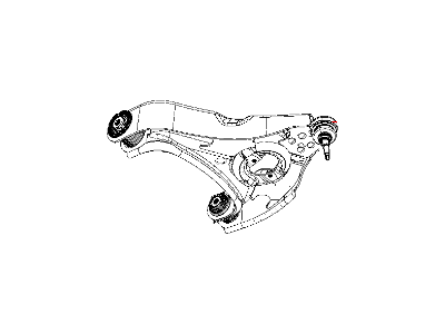 Mopar 68037500AB Lower Control Front Include Bushings Arm