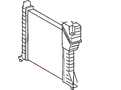 2003 Dodge Sprinter 2500 Radiator - 2AMR2796AA