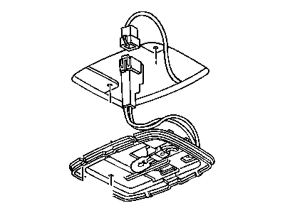 Mopar 56007264 Bezel-Dome Lamp