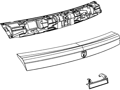 Mopar ZG79ARHAG Handle-LIFTGATE