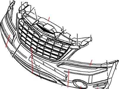 Chrysler Pacifica Bumper - 5102341AA