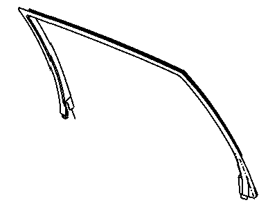 Mopar 4894351AC Molding-Rear Door