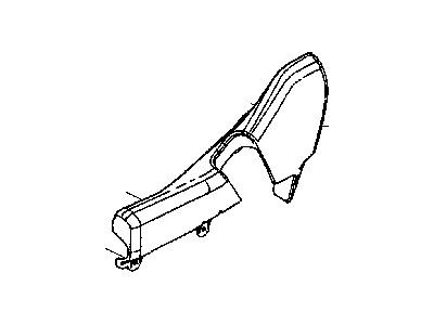 Mopar 1BG401J3AA Shield-Seat ADJUSTER