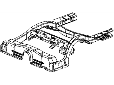 Dodge Rear Crossmember - 4780812AC