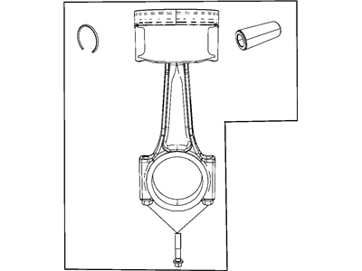 2009 Dodge Dakota Piston - 68031605AB