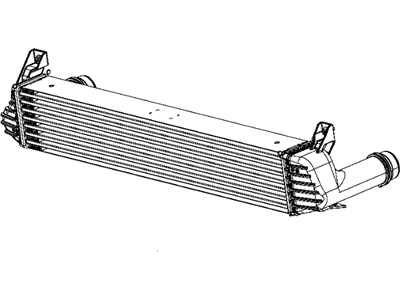 2019 Jeep Cherokee Intercooler - 52014780AB