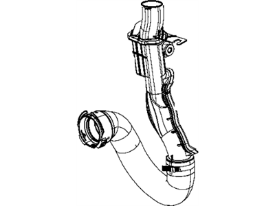 Mopar 68191510AE Charge Air Cooler Duct