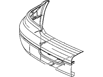 1999 Dodge Ram Wagon Bumper - 55076500