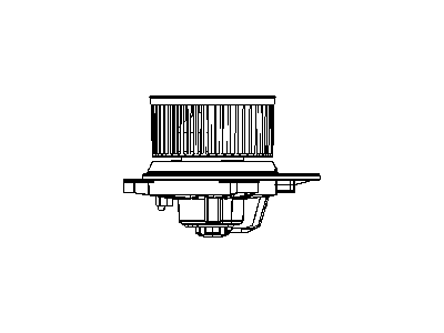 Mopar 4885669AB Motor-Blower W/WHEEL