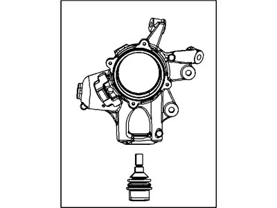 Mopar 68023800AD Knuckle-Rear