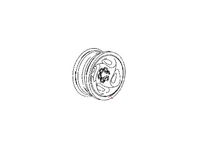 Mopar 52013763AA Aluminum Wheel