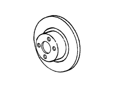 2005 Chrysler PT Cruiser Brake Disc - V5019994