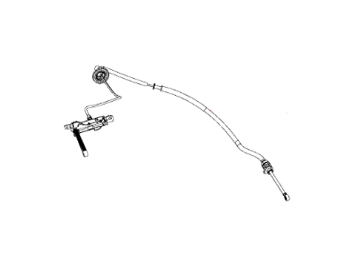 Mopar 68211076AE Transmission Gearshift Control Cable