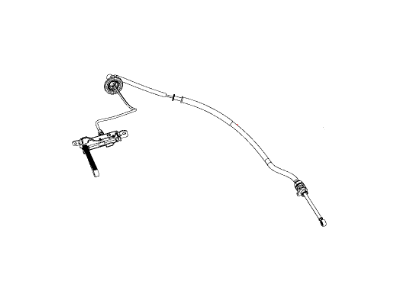 Mopar 68211076AF Transmission Gearshift Control Cable