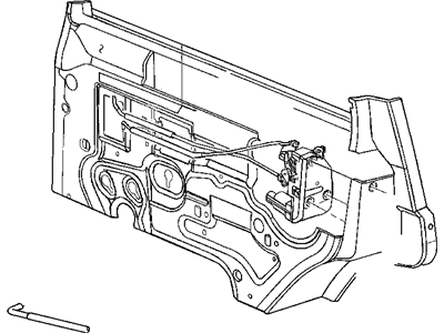 Mopar 55076071AC Link-Inside Handle To Latch