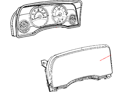 Mopar 68067707AA Cluster-Instrument Panel