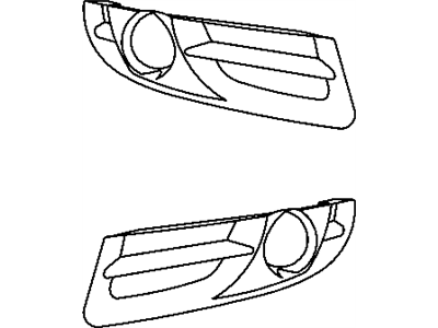 Mopar 5166487AA Bezel-Fog