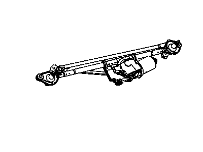 2010 Chrysler PT Cruiser Wiper Motor - 5175910AA