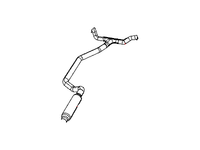 Mopar 4743709AC Exhaust Muffler And Resonator