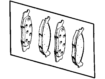 Chrysler Brake Pad - V1013803AD