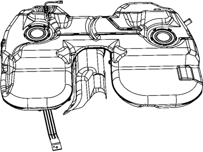 2008 Chrysler Pacifica Fuel Tank Strap - 4809404AC