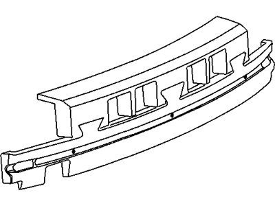 Mopar 5303772AB ABSORBER-Rear Bumper FASCIA