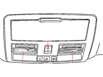 Mopar 1RE03DX9AF Console-Overhead