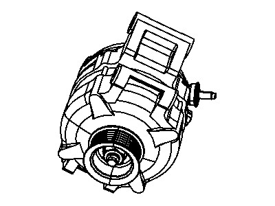 Mopar 5033756AB ALTERNATR-Engine