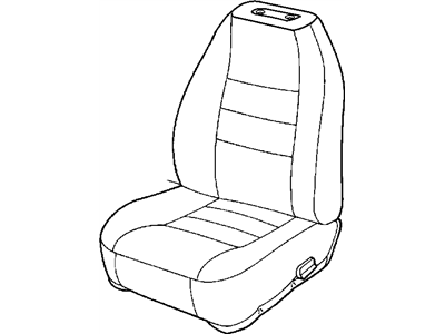 Mopar UG851K5AA Front Seat Back Cover