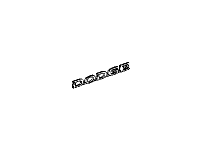 Mopar 57010789AA Nameplate