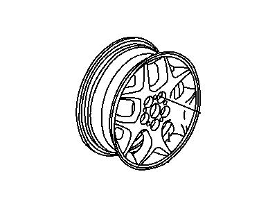 Mopar 5272685AA Aluminum Wheel