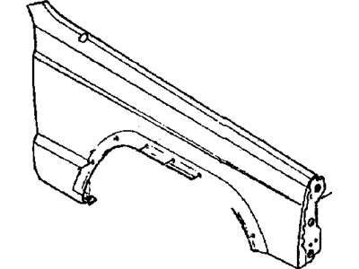 Mopar 56022321AA Fender-Front