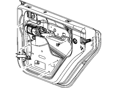 Mopar 55395457AB Panel-Rear Half Door Outer