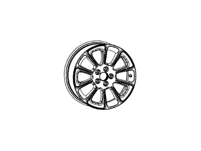 Mopar 1TH58LAUAC Aluminum Wheel