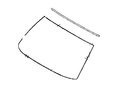 Mopar 55255733AF Molding-Windshield Reveal